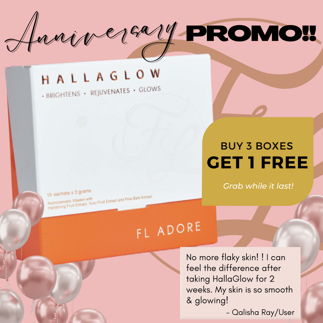 (Buy 3 Free 1 Promotion) - HallaGlow Skin Supplement